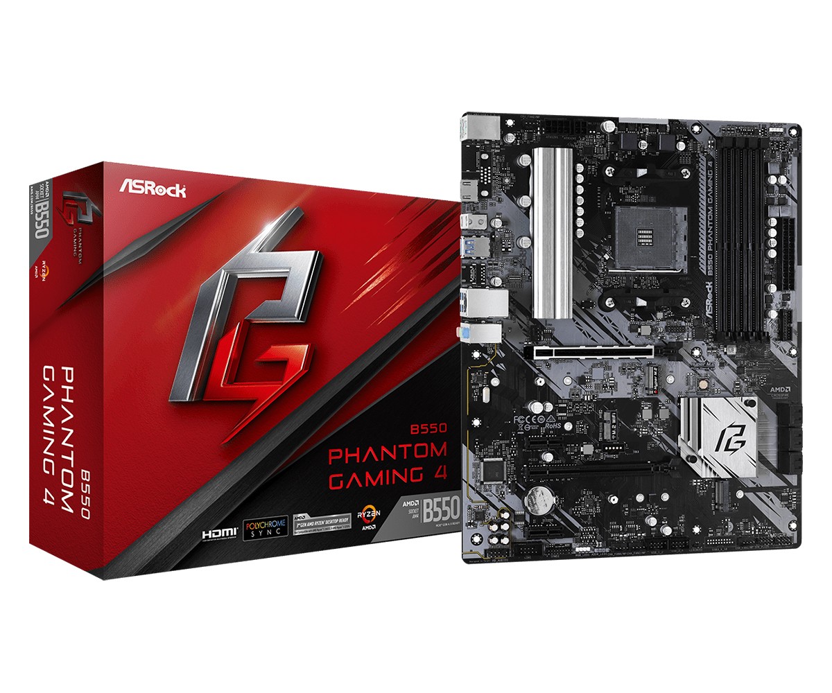 Scheda madre ASROCK B550 PHANTOM GAMING 4 socket AM4