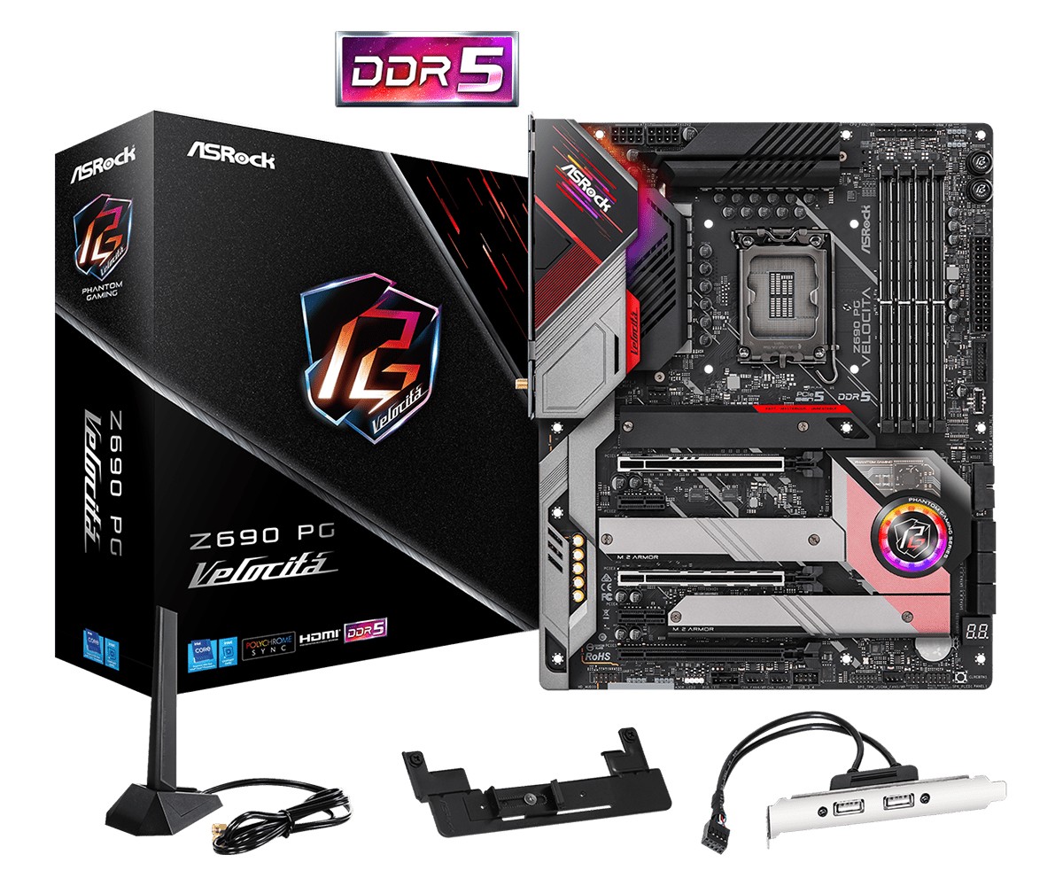 Scheda madre ASROCK Z690 Phantom Gaming Velocita socket 1700