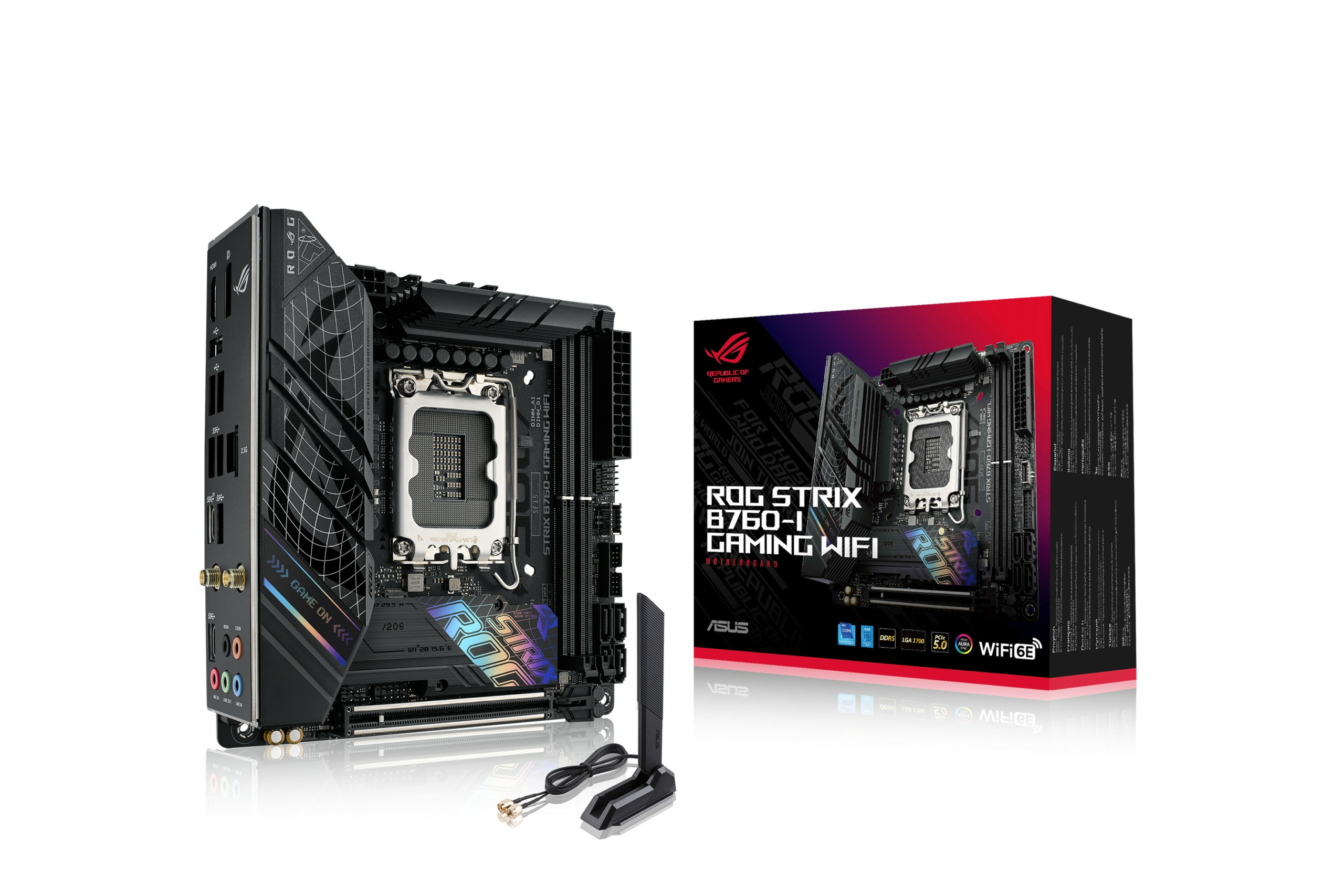 Scheda Madre ASUS ROG STRIX B760-I GAMING WIFI LGA 1700 Mini-ITX