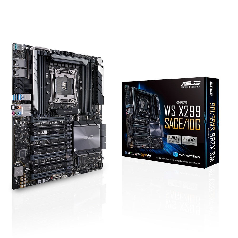 Scheda Madre Intel ASUS WS X299 SAGE/10G LGA 2066 SSI CEB