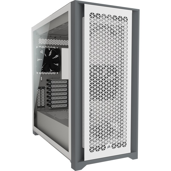 Case Corsair 3000D Airflow Tempered Glass Midi-Tower Bianco