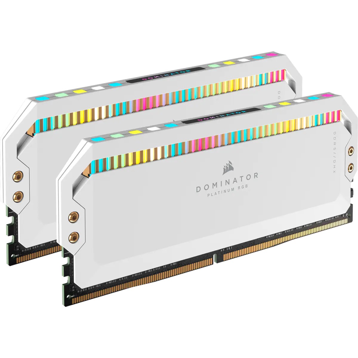 Ram Corsair Dominator Platinum RGB 64GB (2×32) DDR5 5600MHz CL40 Bianco