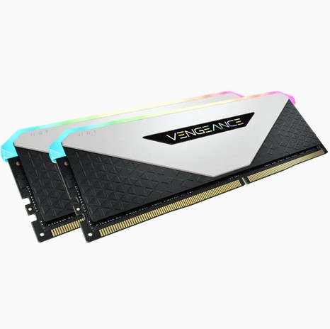 RAM Corsair Vengeance RGB RT DDR4 3200MHz 16GB (2×8) CL16 Bianco