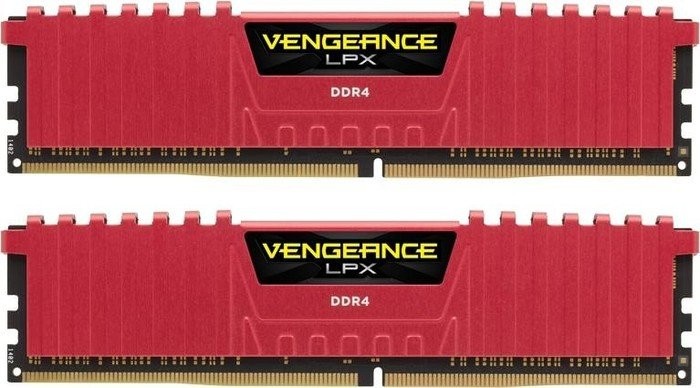 RAM Corsair Vengeance LPX DDR4 3200MHz 16GB (2×8) CL16 Rosso