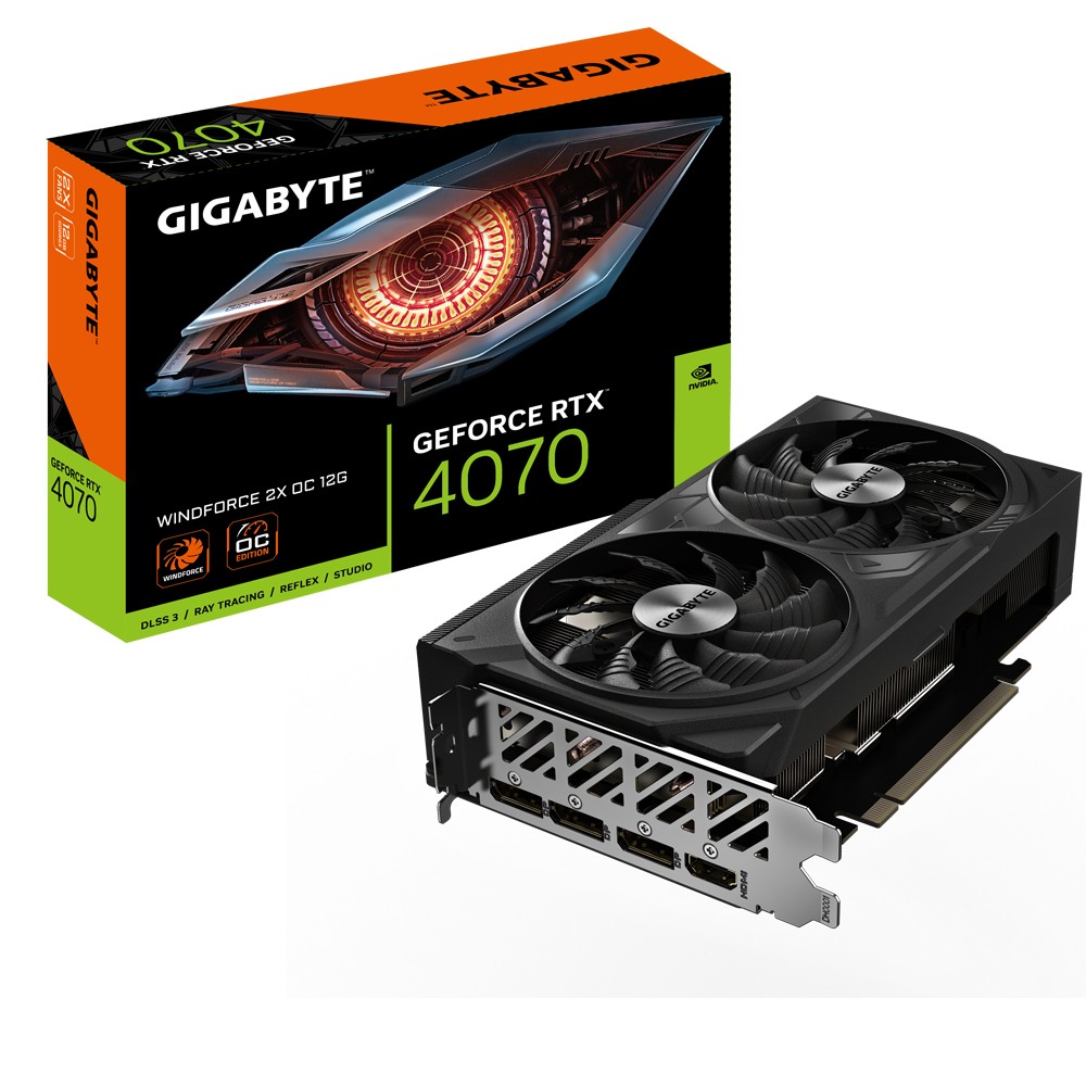 VGA Gigabyte GeForce RTX 4070 12GB Windforce 2X OC