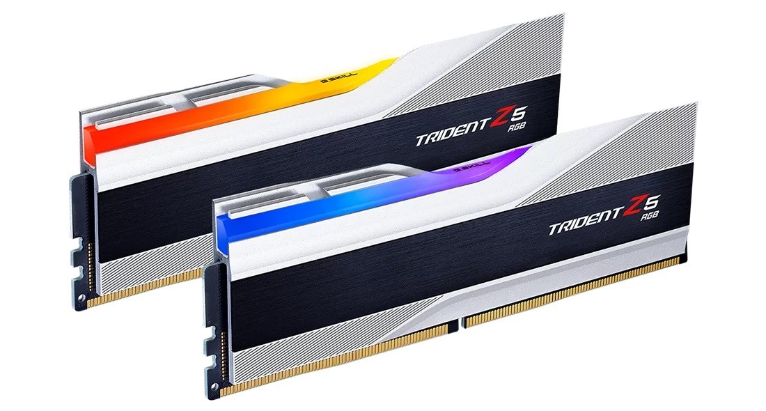 Ram G.SKILL TRIDENT Z5 DDR5 6800MHz 32GB (2×16) RGB XMP 3.0 CL34 ARGENTO