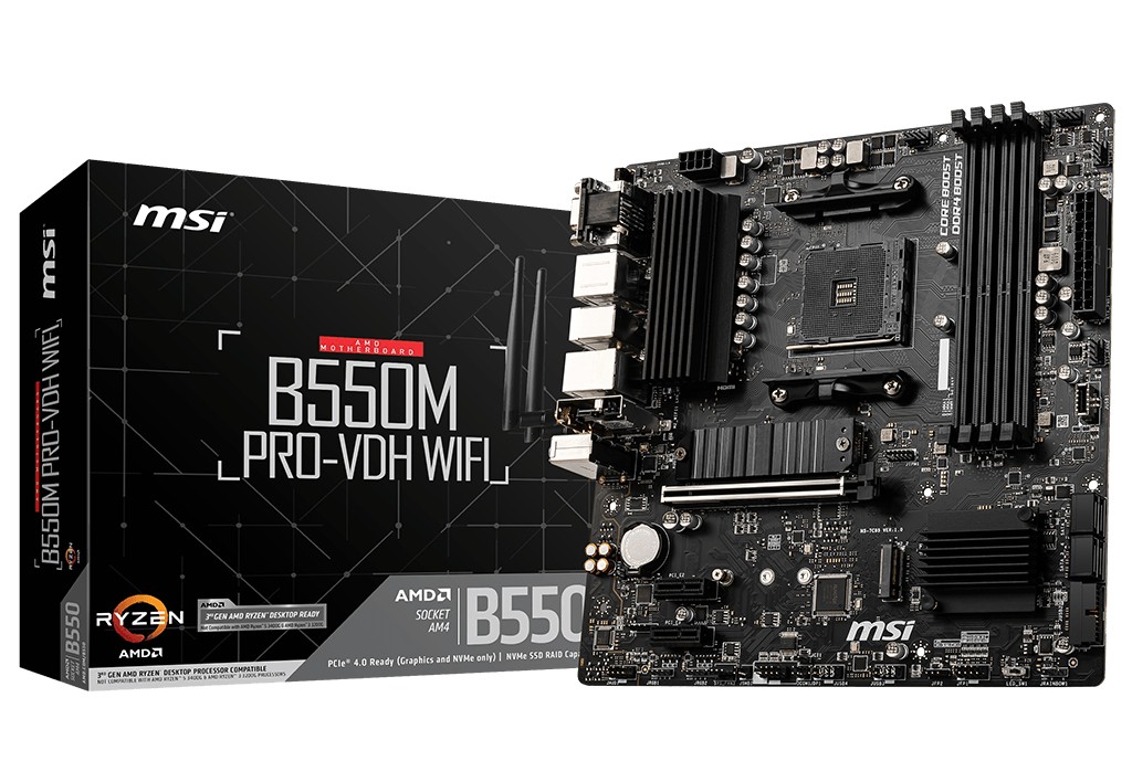 Scheda madre MSI B550M PRO-VDH WIFI socket AM4