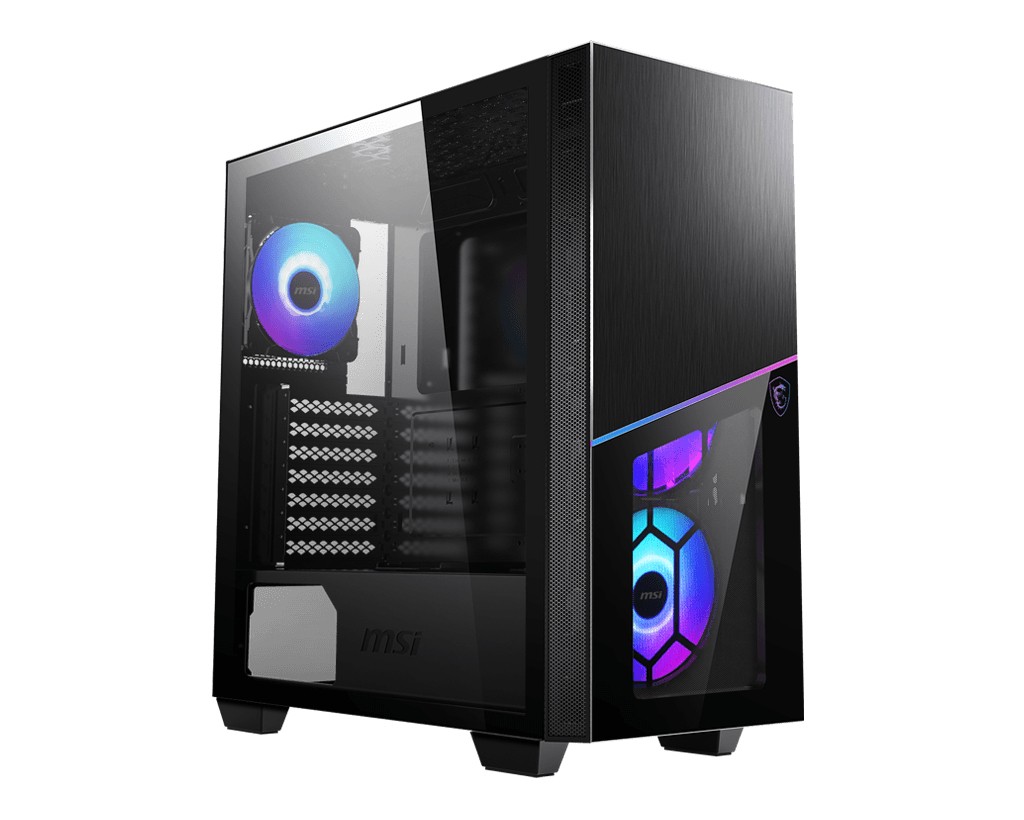 Case MSI MPG SEKIRA 100R vetro temperato Nero