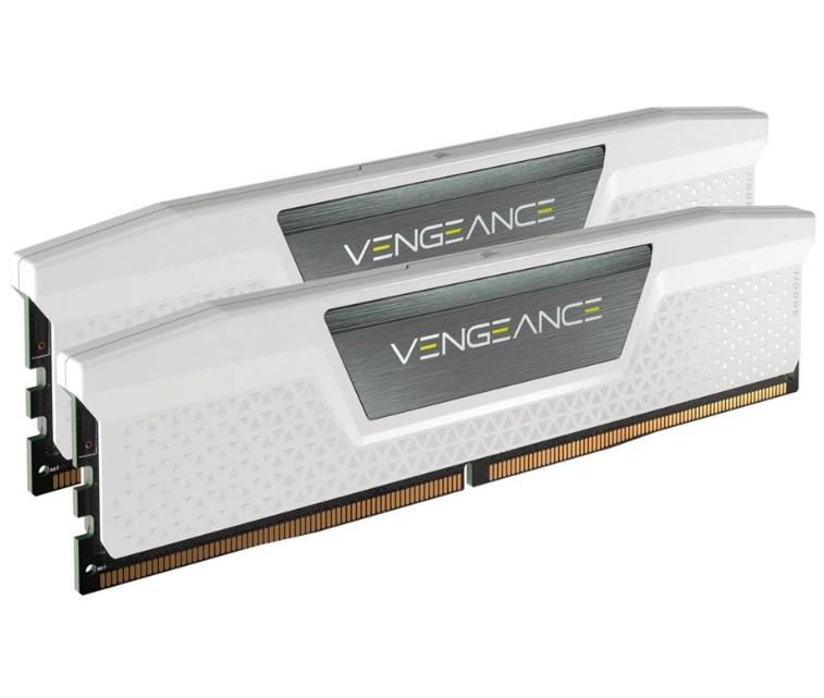 RAM Corsair Vengeance DDR5 5200MHz 32GB (2×16) CL40 XMP 3.0 Bianco