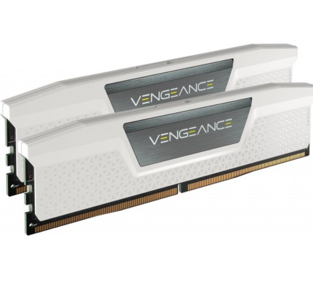 RAM Corsair Vengeance DDR5 5200MHz 64GB 2×32 CL40 Bianco XMP 3.0