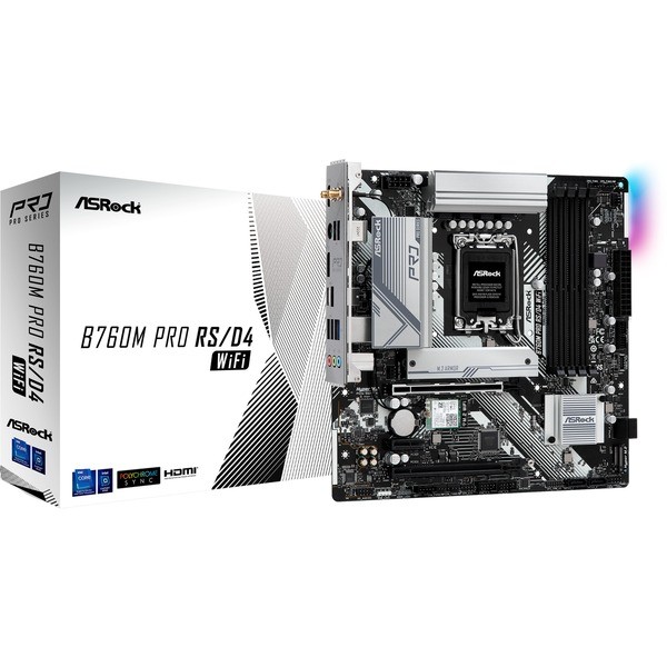 Scheda madre ASROCK B760M PRO RS/D4 WIFI socket 1700