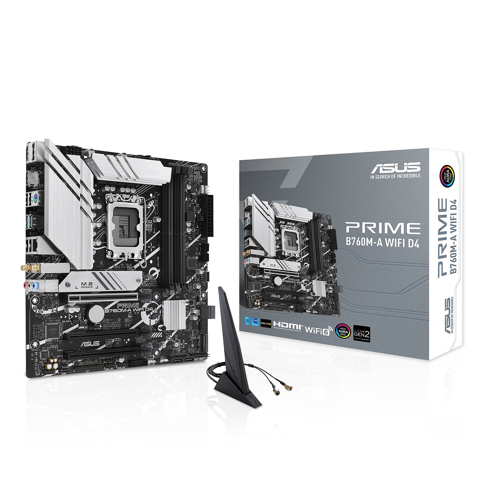 Scheda Madre ASUS PRIME B760M-A D4 WIFI LGA 1700 Micro-ATX