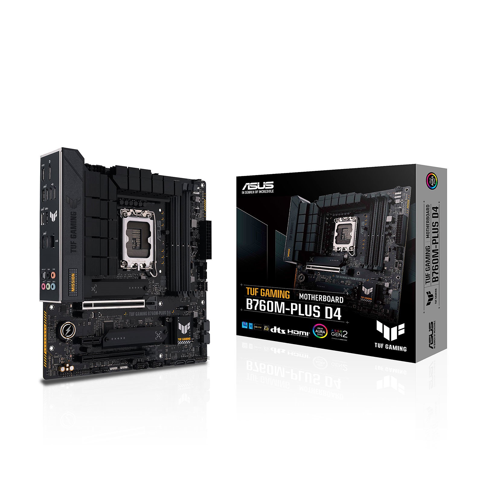 Scheda Madre ASUS TUF GAMING B760M-PLUS D4 LGA 1700 Micro-ATX