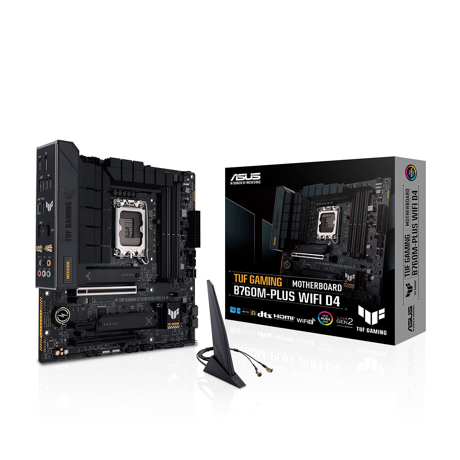 Scheda Madre ASUS TUF GAMING B760M-PLUS WIFI D4 LGA 1700 Micro-ATX