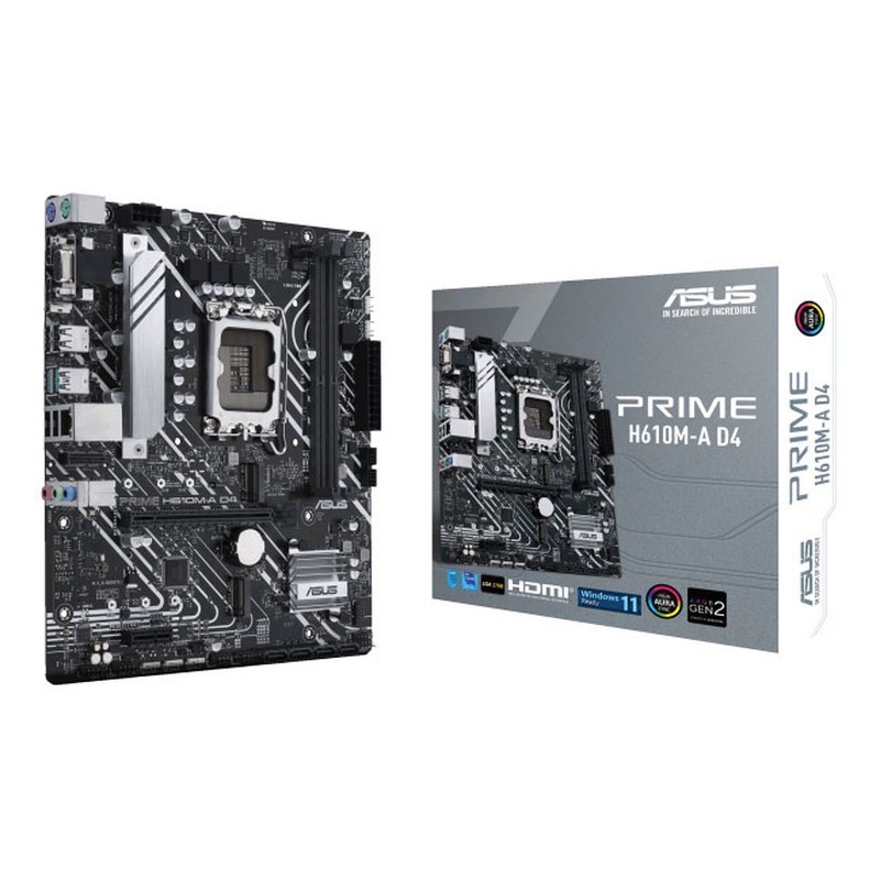 Scheda Madre Intel ASUS PRIME H610M-A WI-FI DDR4 LGA 1700 Micro-ATX