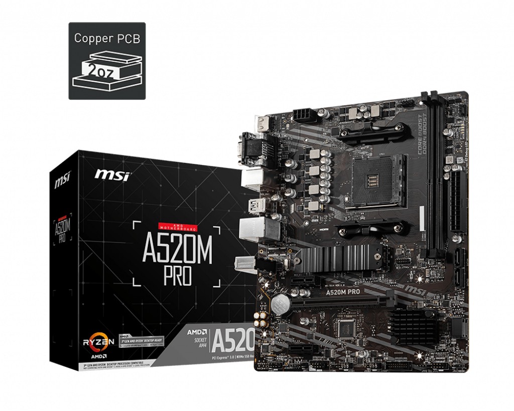 Scheda madre MSI A520M PRO socket AM4