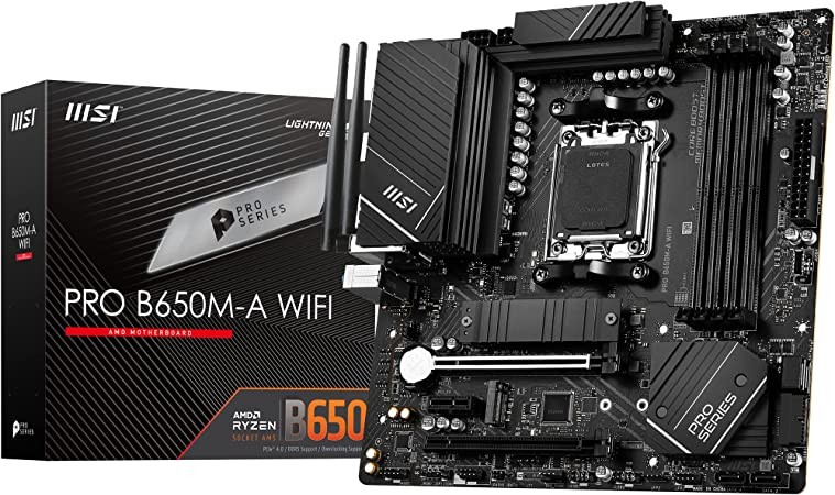 Scheda madre MSI B650M-A PRO WIFI socket AM5 Micro ATX