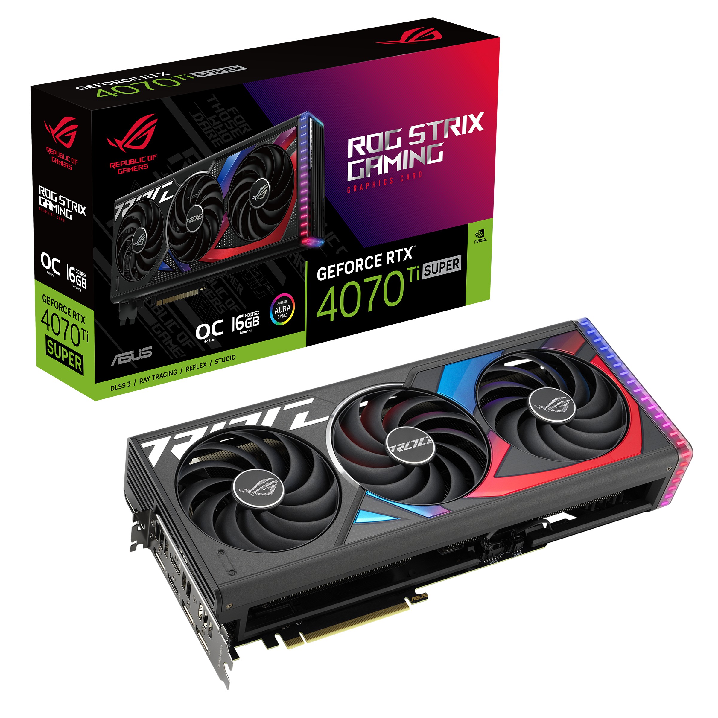 VGA Asus GeForce RTX 4070 Ti Super 16GB ROG STRIX Gaming OC