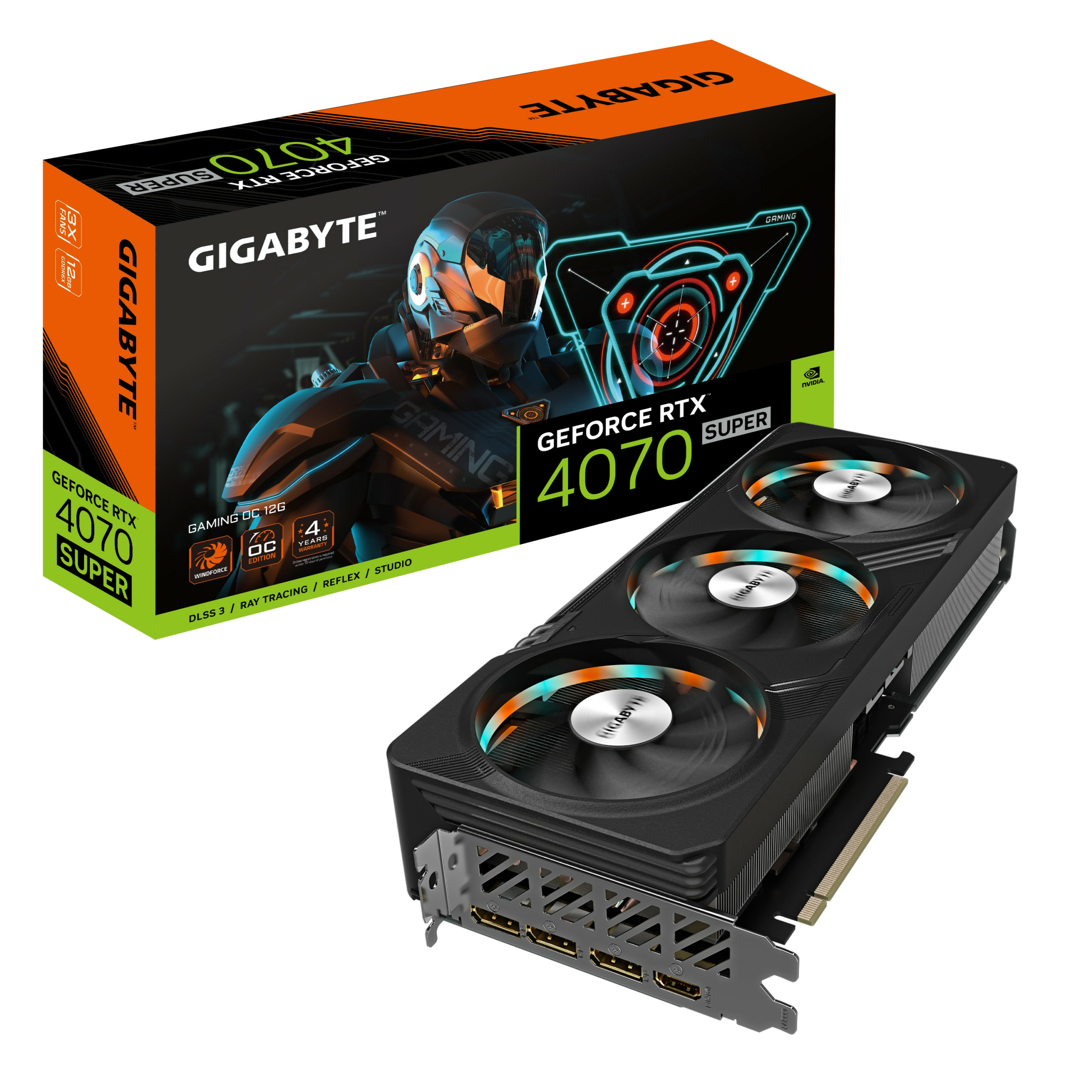 VGA Gigabyte GeForce RTX 4070 SUPER 12GB Gaming OC