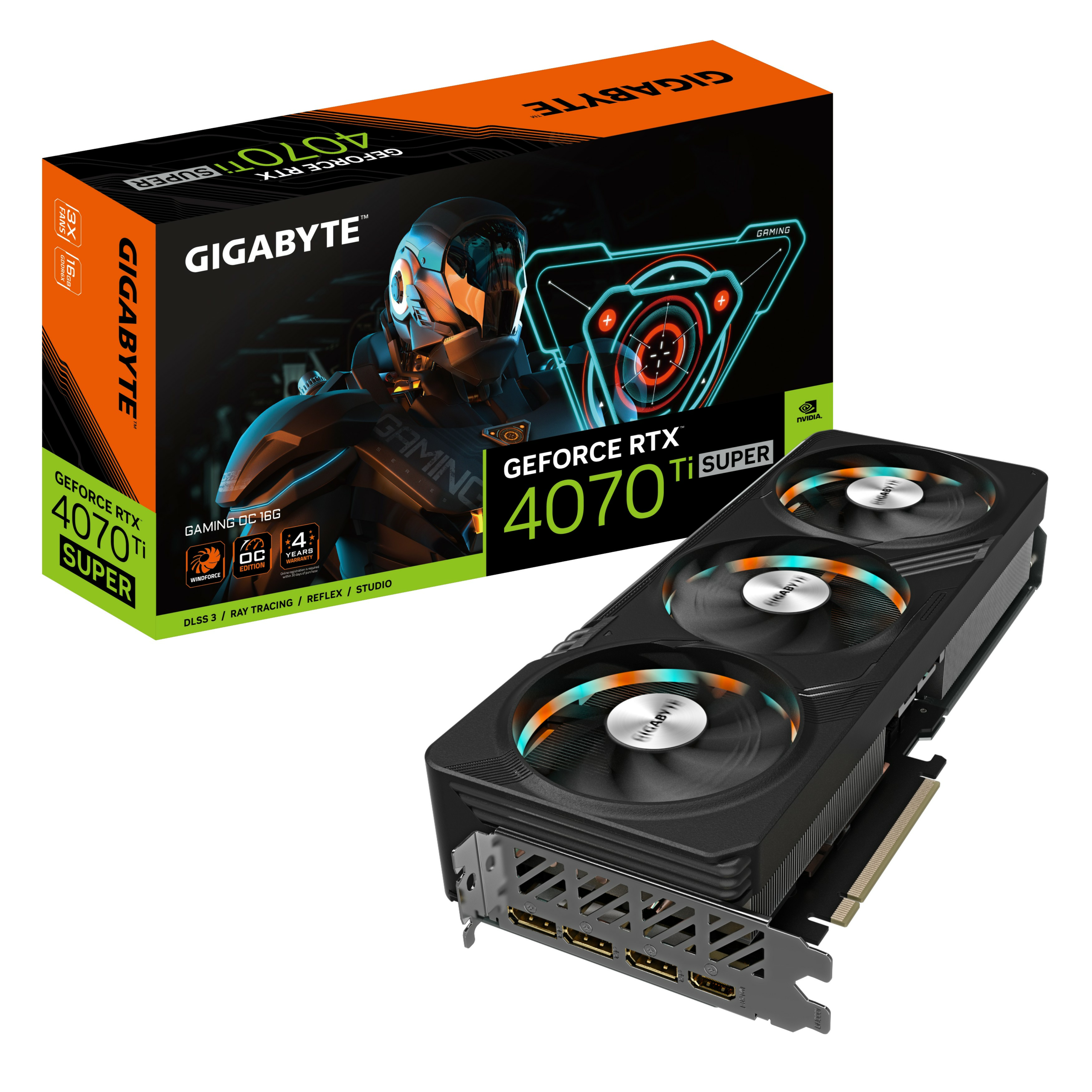 VGA Gigabyte GeForce RTX 4070 Ti SUPER 16GB Gaming OC