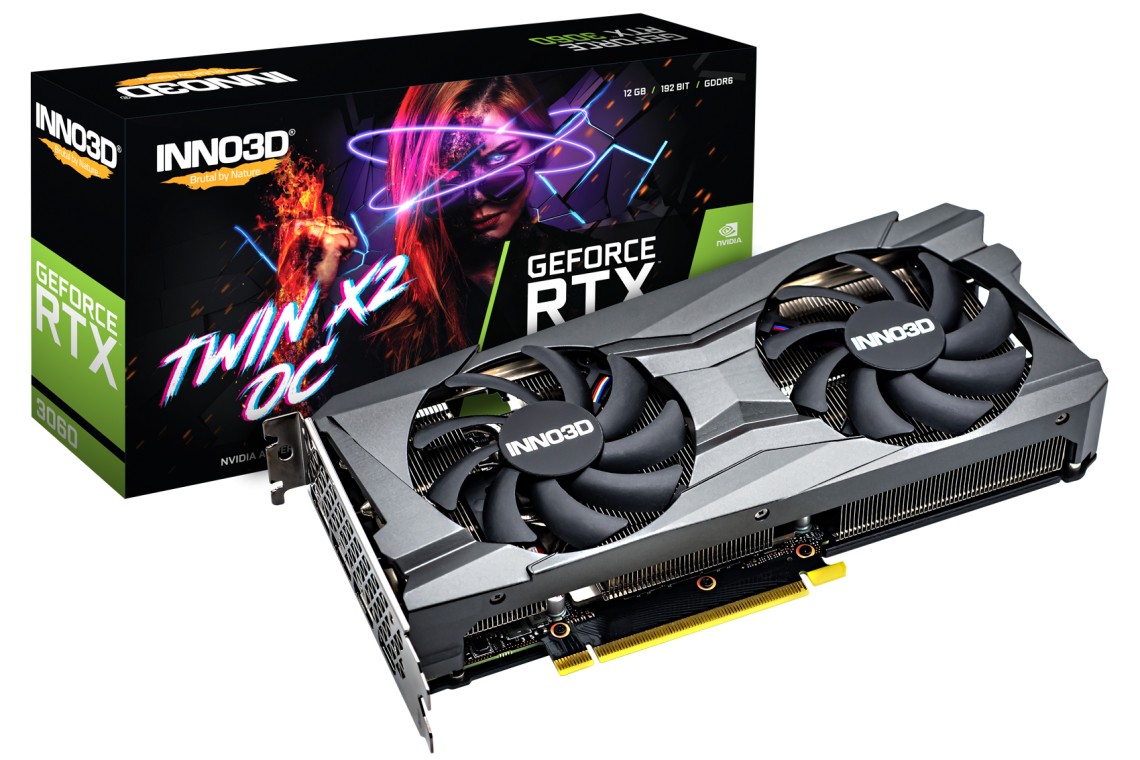 VGA Inno3D GeForce RTX 3060 12GB Twin X2 OC