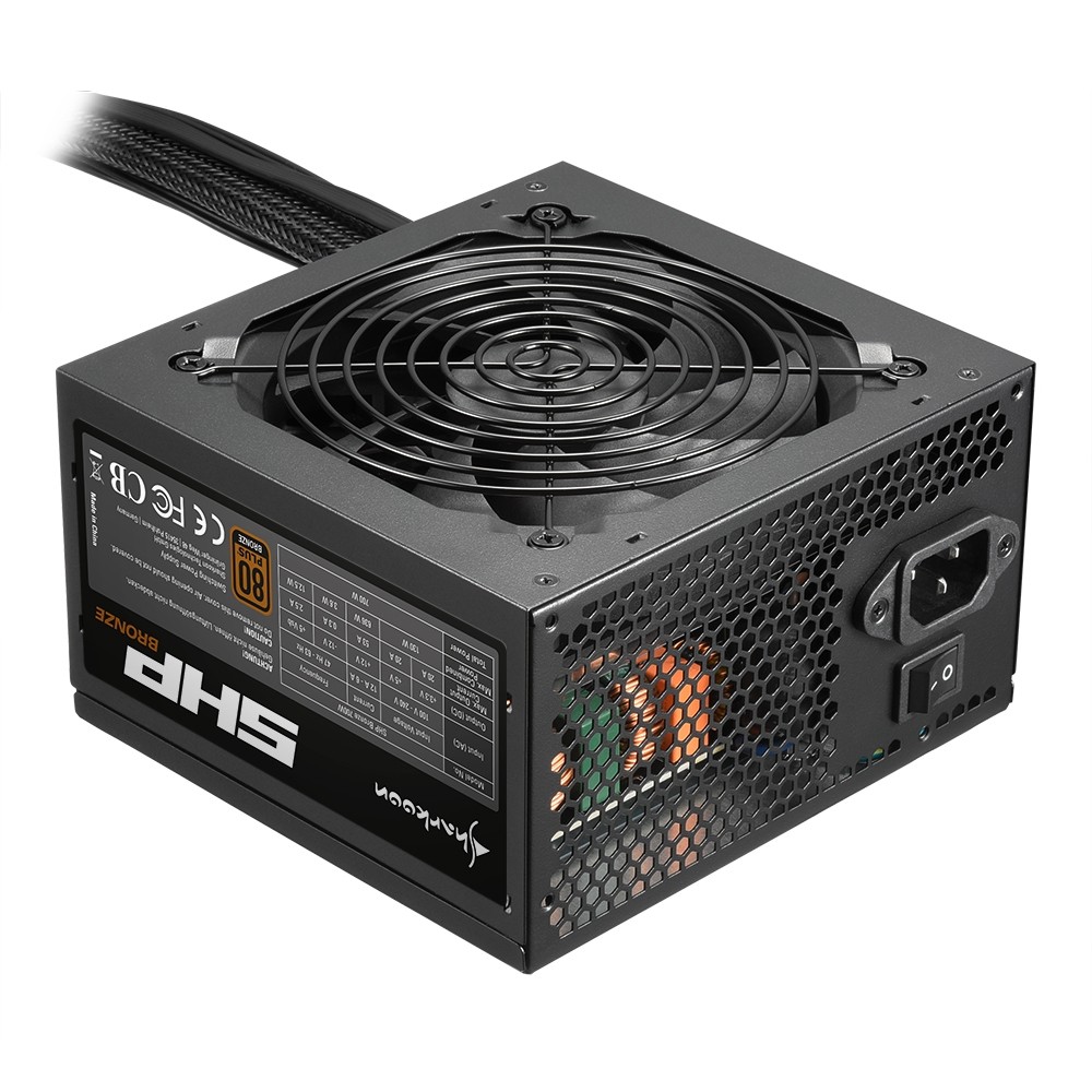 Alimentatore Sharkoon SHP 80+ Bronze 700W ATX Nero