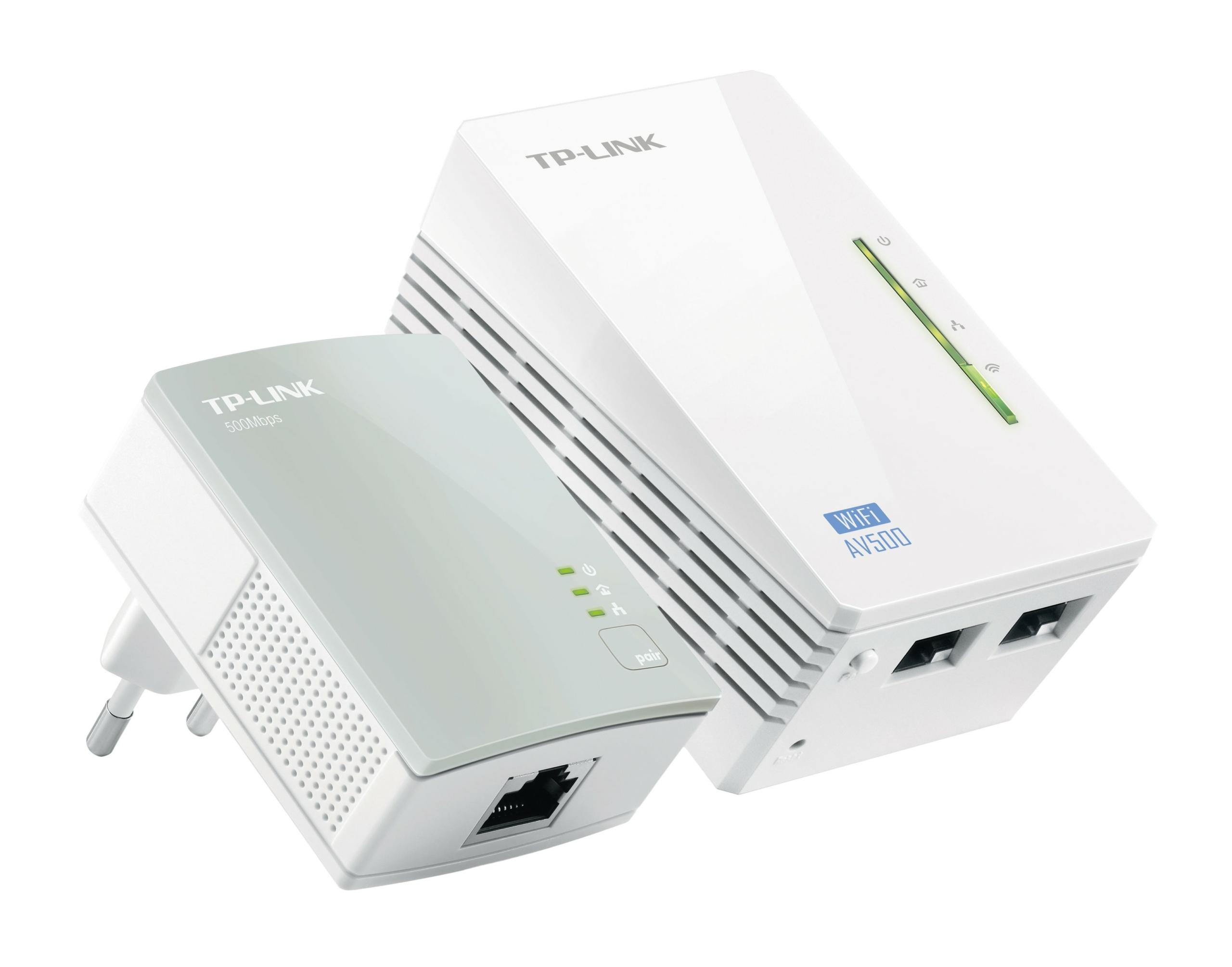 Powerline TP-LINK TL-WPA4220KIT Starter Kit AV500 Wireless N 300Mbps con 2 porte Ethernet