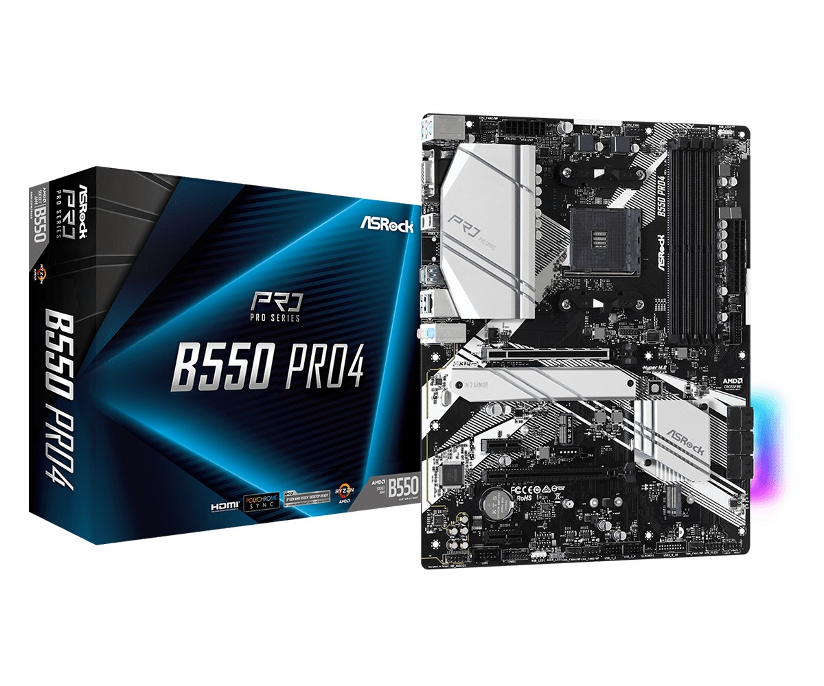 Scheda Madre AMD Asrock B550 Pro4 AM4 ATX