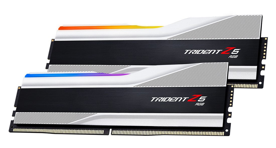 Ram G.SKILL TRIDENT Z5 DDR5 5600MHz 32GB (2×16) RGB XMP 3.0 CL30 ARGENTO