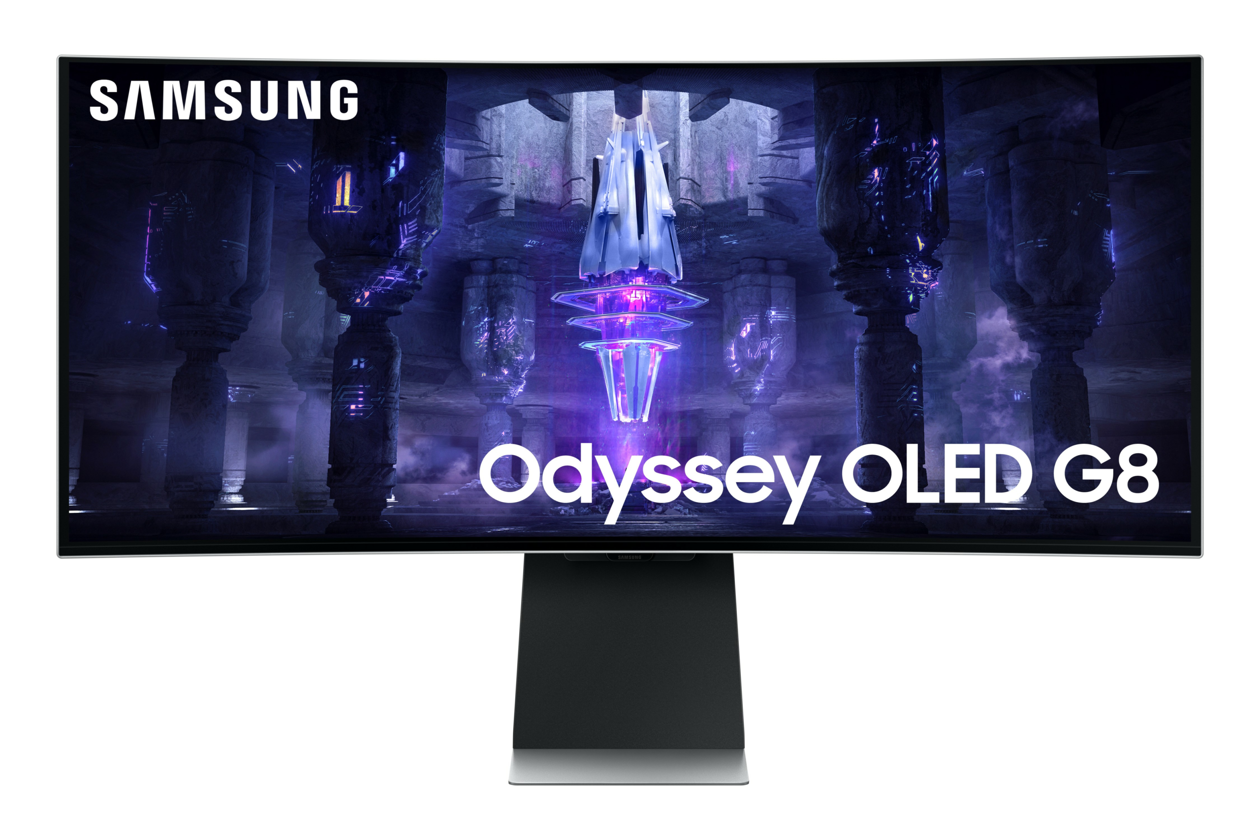 Monitor SAMSUNG Odyssey G8 S34BG850SU 34” UWQHD USB-C AMD Free-Sync Premium OLED Argento